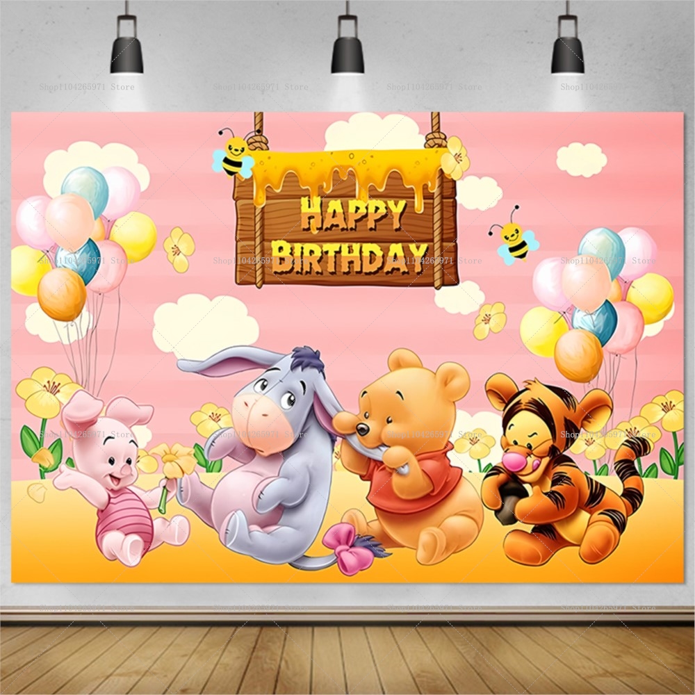 Photography Zebra - Disney Winnie the Pooh Backdrops Children