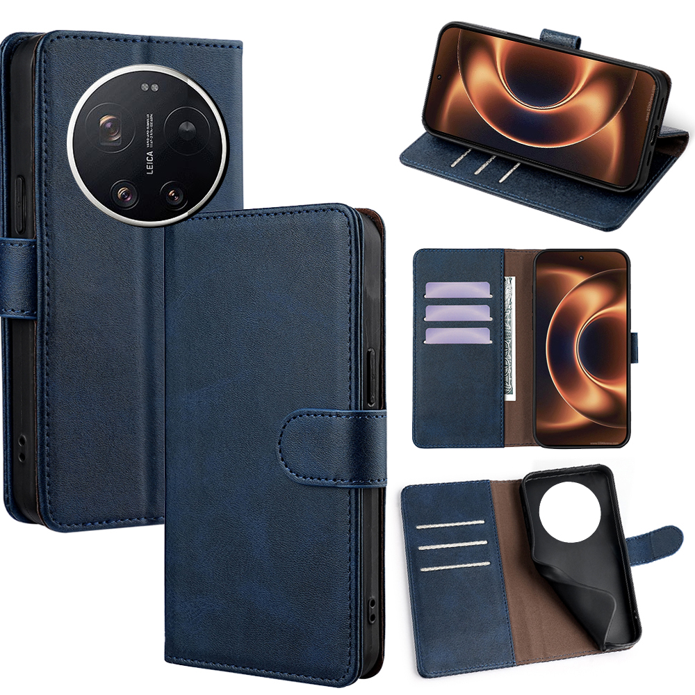 Photography Xiaomi 17 Ultra - Business Wallet Magnetic Buckle Flip Leather