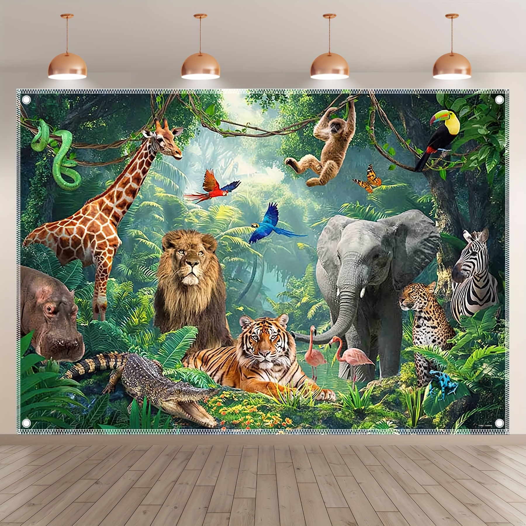 Photography Zebra - Jungle adventure background: featuring tigers, lions,