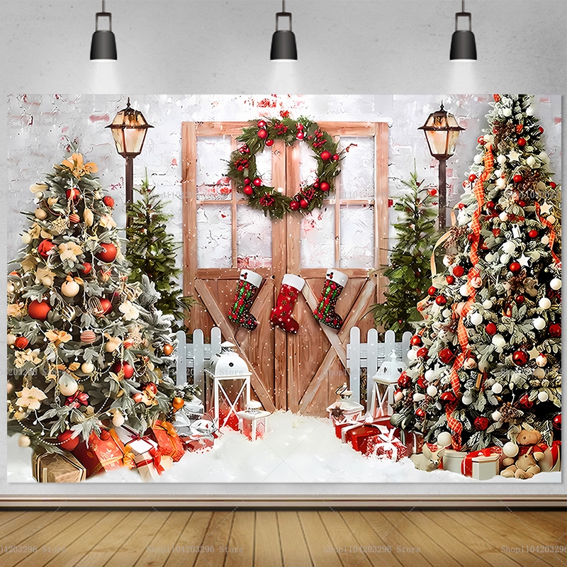 Photography Zebra - Christmas Day Christmas tree Wreath Photography