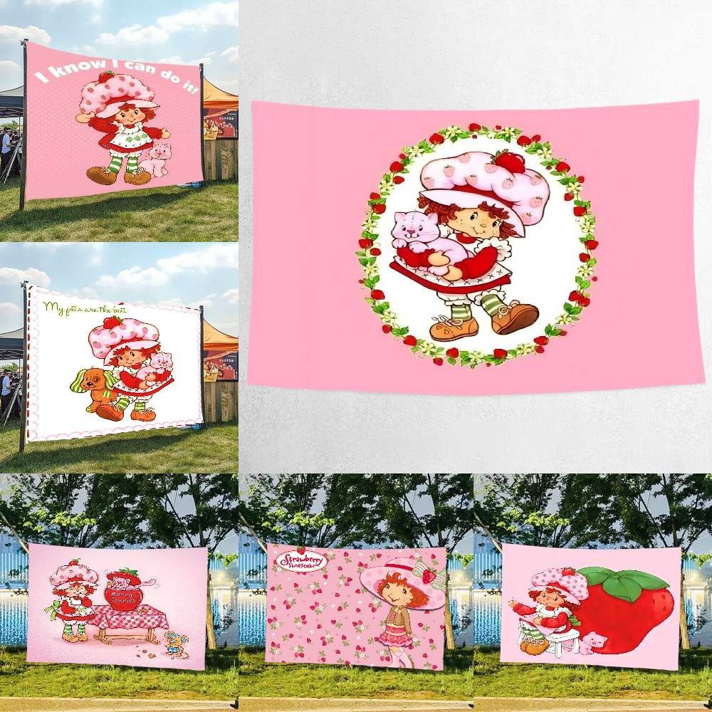 Strawberry Shortcake Cartoon B - مراجعة Photography Zebra وسعره