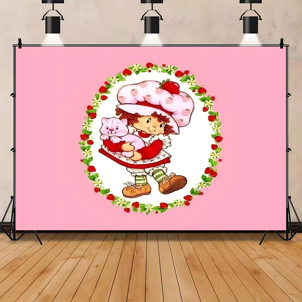 Strawberry Shortcake Cartoon B - مراجعة Photography Zebra وسعره