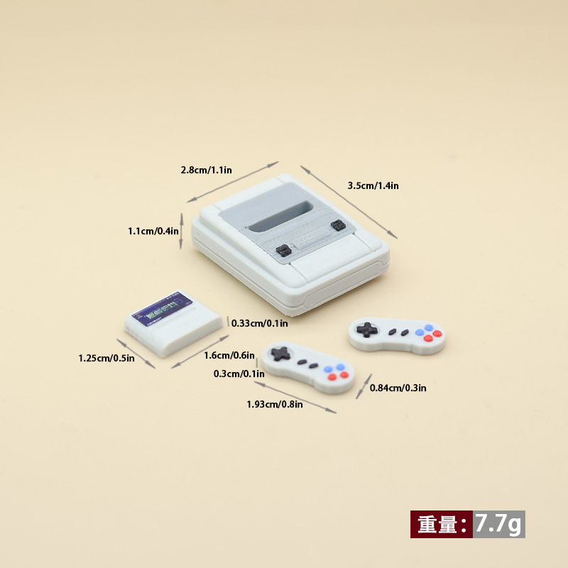 1set Dollhouse Mini Retro Game - مراجعة Photography Game وسعره