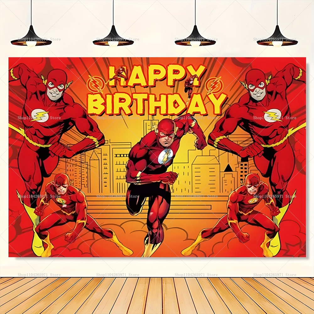 DC The Flash Backdrop Banner S - مراجعة Photography Sport وسعره