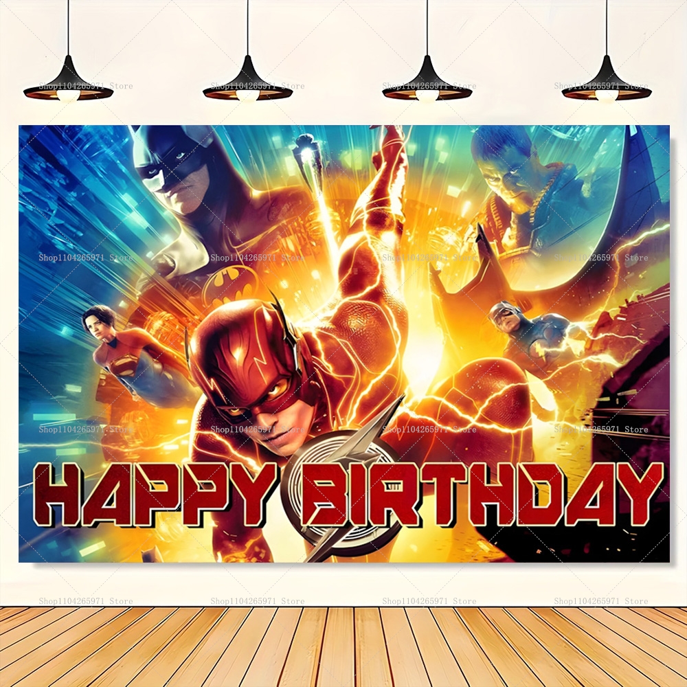 DC The Flash Backdrop Banner S - مراجعة Photography Sport وسعره