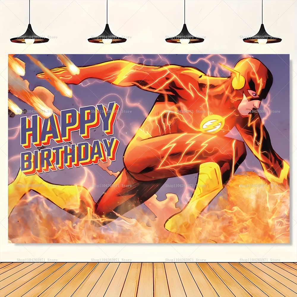 DC The Flash Backdrop Banner S - مراجعة Photography Sport وسعره