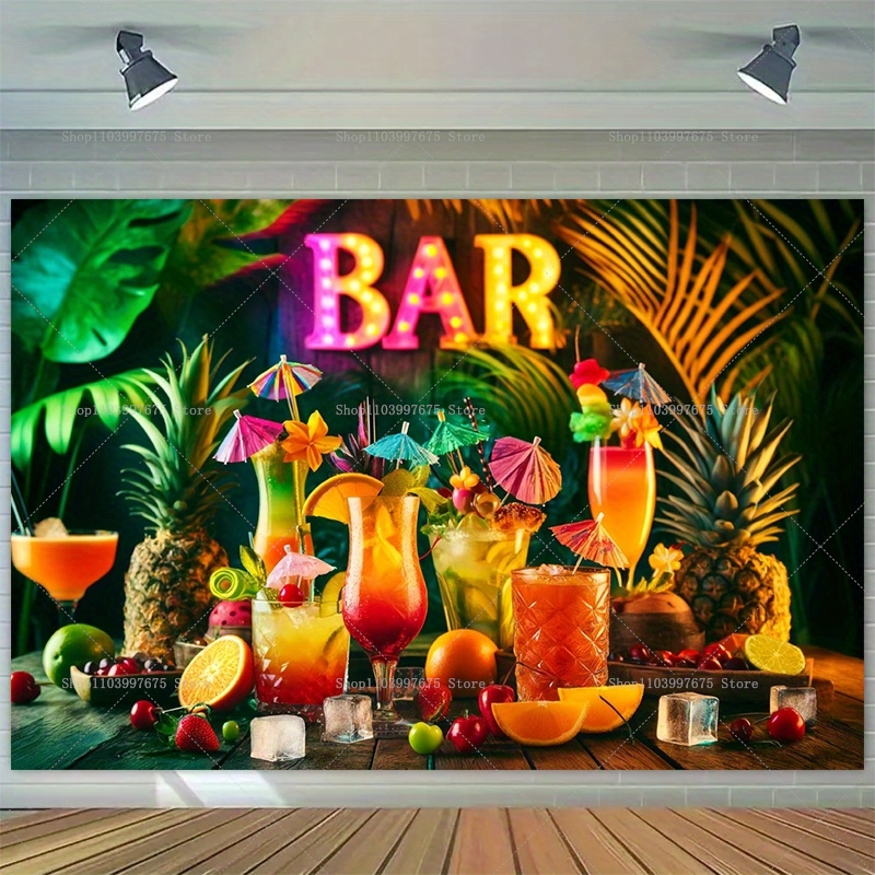 Beach Tiki Bar Alcoholic Cockt - مراجعة Photography Zebra وسعره