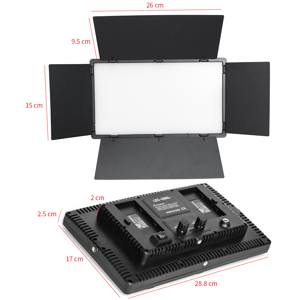 U800 LED Photo Studio Light fo - مراجعة Photography Game وسعره