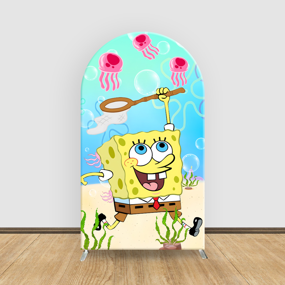 SpongeBob Arch Backdrop Cover  - مراجعة Photography Sport وسعره