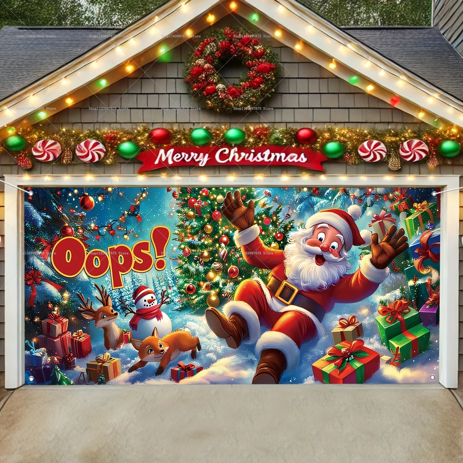 Santa Claus Merry Christmas Ga - مراجعة Photography Zebra وسعره