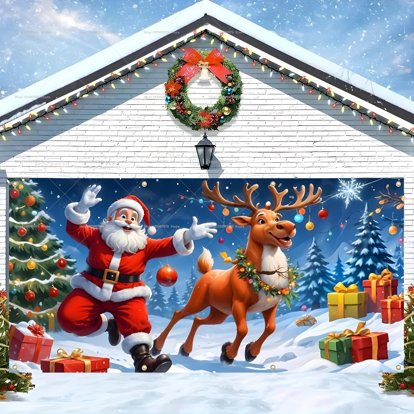 Santa Claus Merry Christmas Ga - مراجعة Photography Zebra وسعره