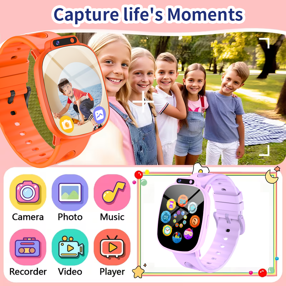 LAXASFIT Children's Smartwatch - مراجعة Photography Game وسعره