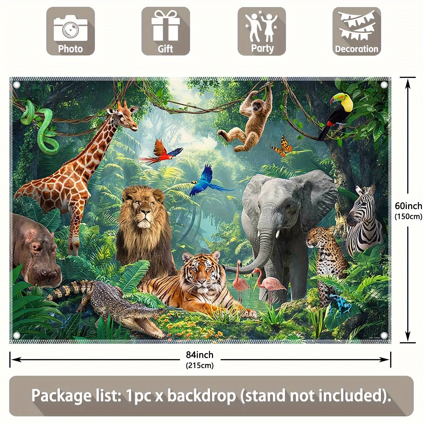 Jungle adventure background: f - مراجعة Photography Zebra وسعره