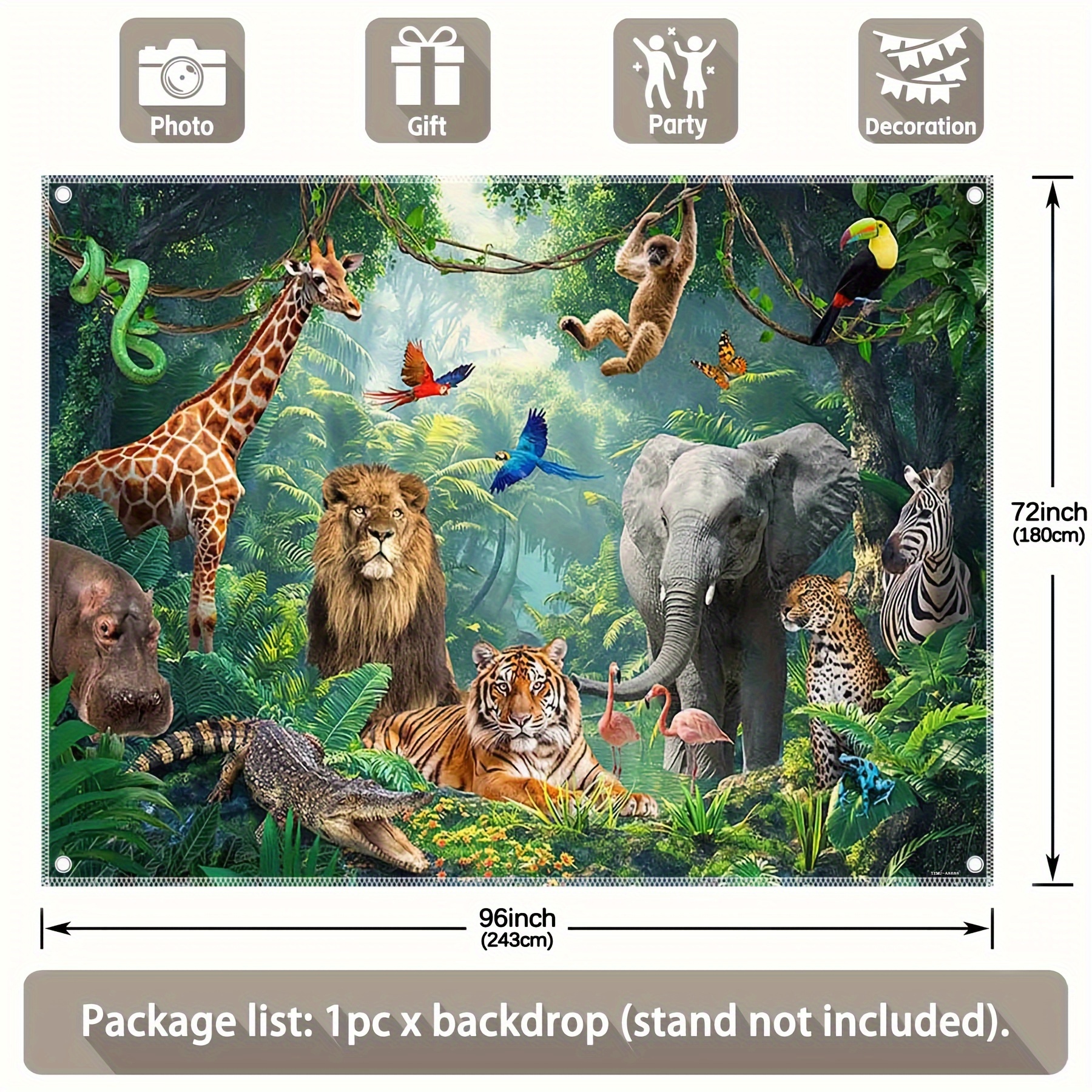Jungle adventure background: f - مراجعة Photography Zebra وسعره