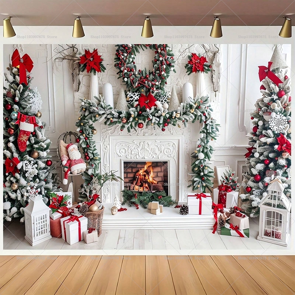 Merry Christmas Backdrops Wond - مراجعة Photography Sport وسعره