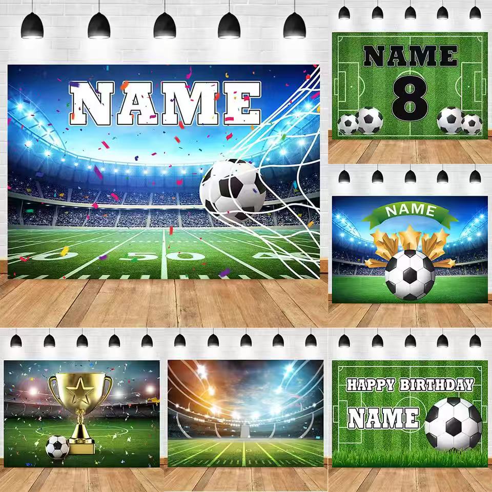 Football Backdrop Customize Na - مراجعة Photography Sport وسعره