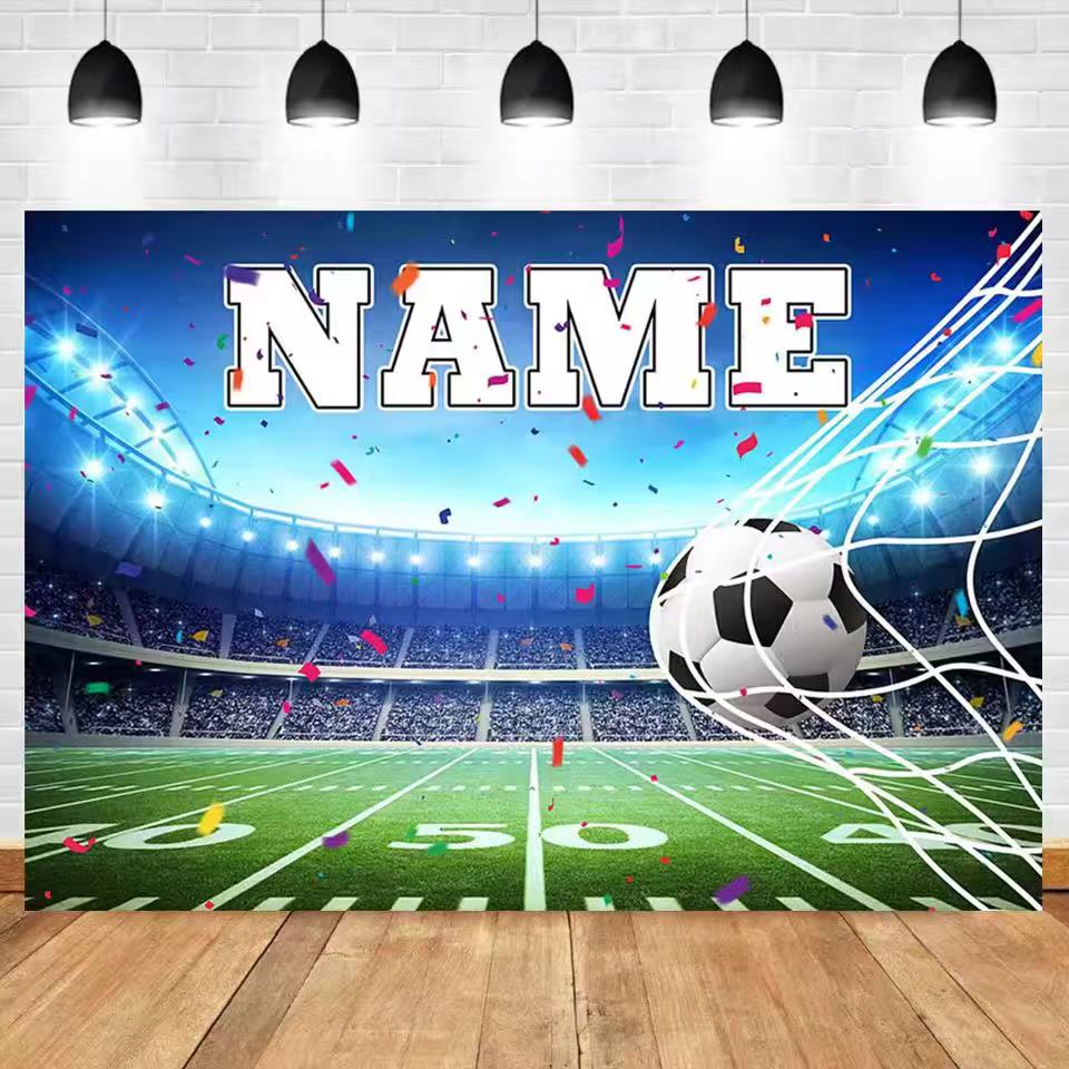 Football Backdrop Customize Na - مراجعة Photography Sport وسعره