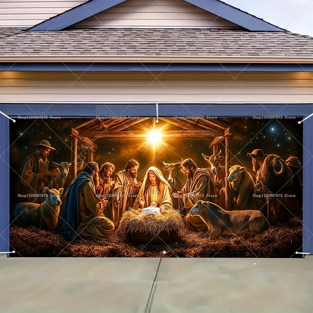 2D Christmas Nativity Scene Ga - مراجعة Photography Zebra وسعره