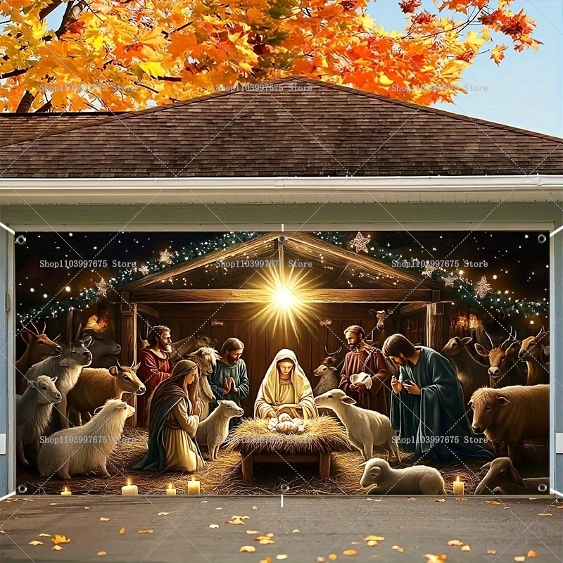 2D Christmas Nativity Scene Ga - مراجعة Photography Zebra وسعره