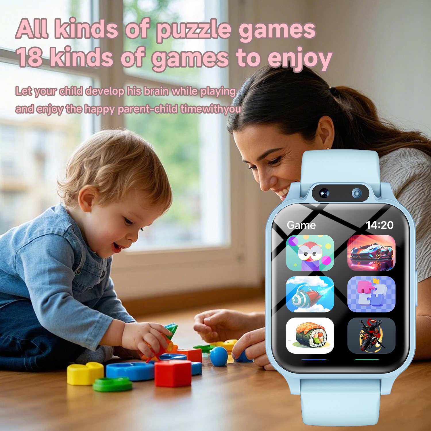 Youngsters's Smart Watch with  - مراجعة Photography Game وسعره
