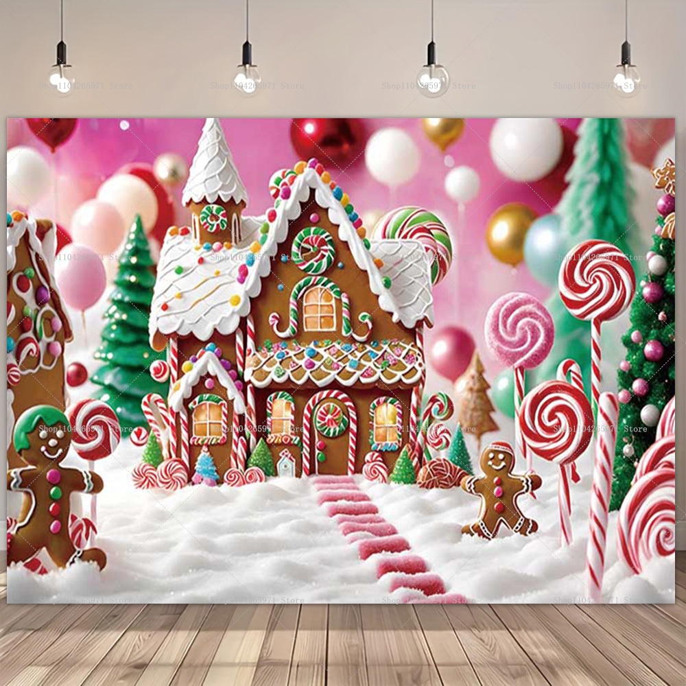 Christmas Gingerbread House Ba - مراجعة Photography Zebra وسعره