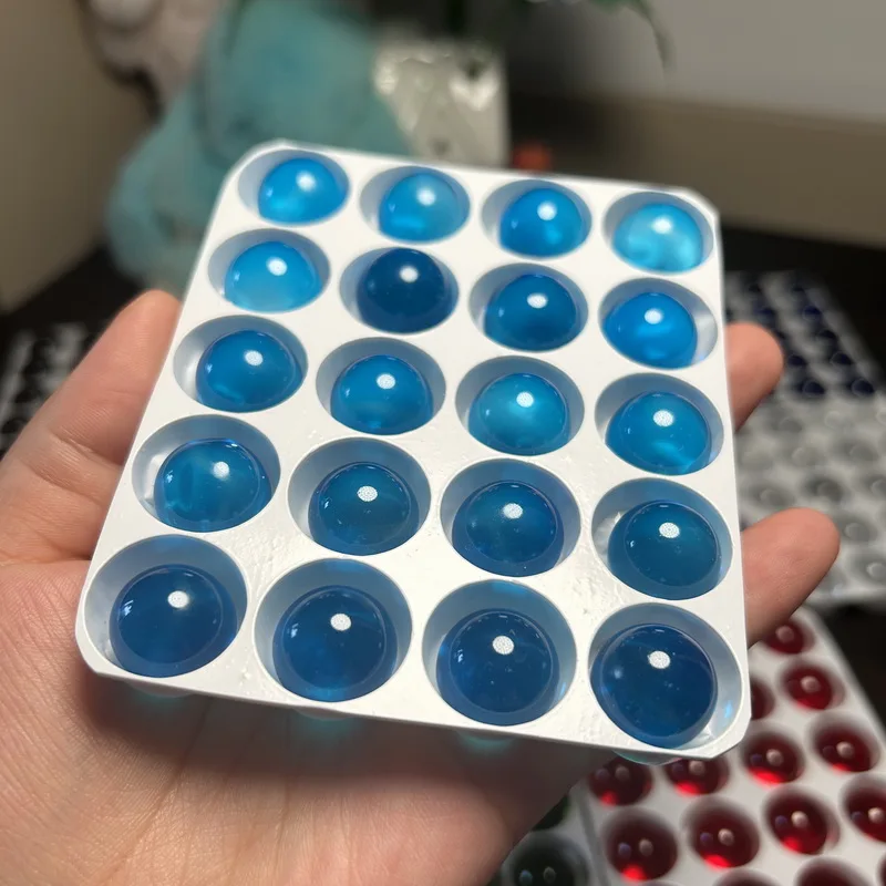 10/20pcs Solid Color Glass Bal - مراجعة Photography Game وسعره
