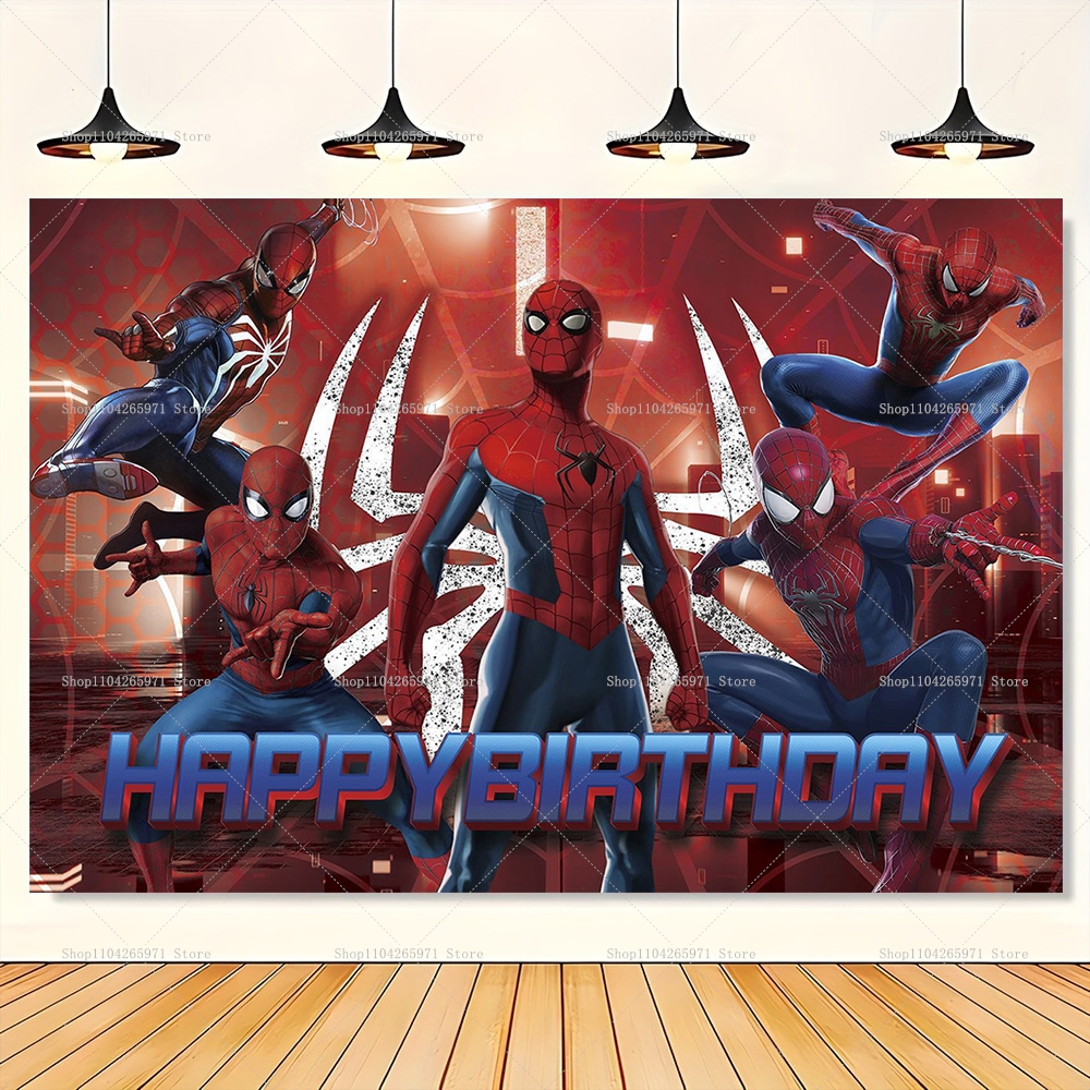 Spiderman Superhero Backdrop B - مراجعة Photography Sport وسعره