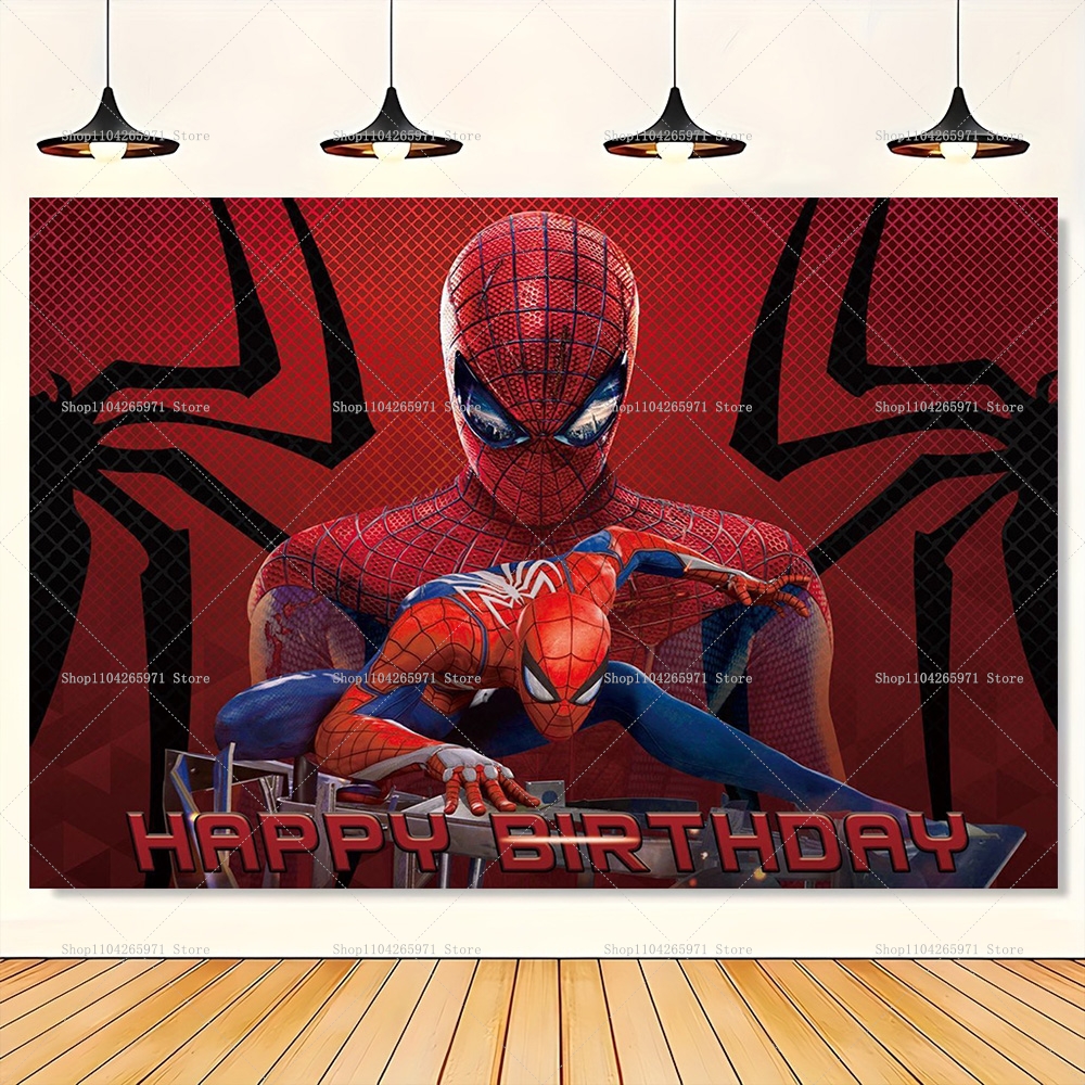 Spiderman Superhero Backdrop B - مراجعة Photography Sport وسعره