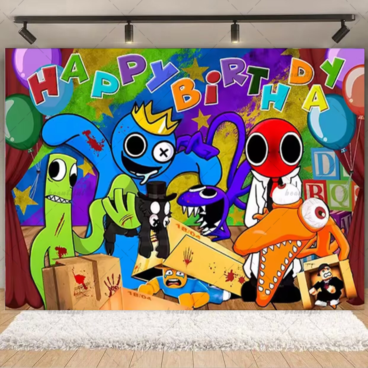 Cartoon Rainbow Theme  Kid Bir - مراجعة Photography Sport وسعره